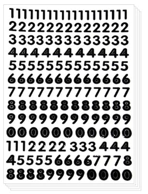 Number Stickers