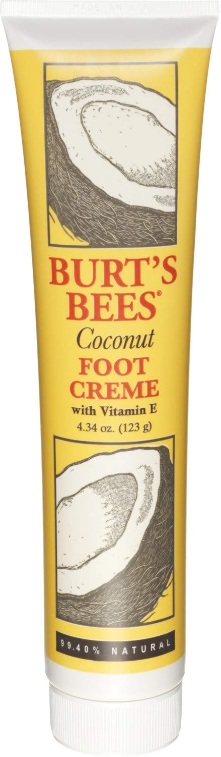 Burt's Bees Coconut Foot Cream - 4.34 Ounce Tube (Pack of 3) : Beauty