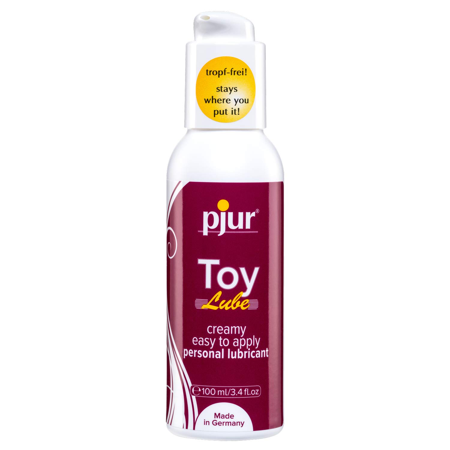 pjur Toy LUBE - Personal Lubricant for Non-drip, Precision dosing - no More Mess - Suitable for All Erotic & Sex Toys (100ml)