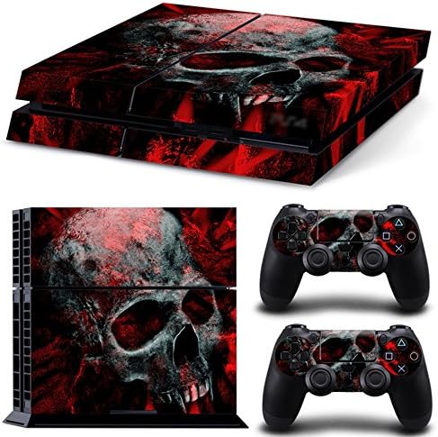 Superbsail Skin Sticker for PS4 System Playstation 4 Console with 2 Controller Skins