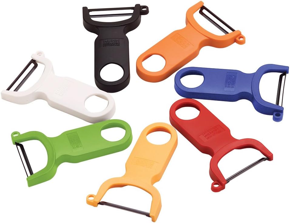 Kuhn Rikon Original Swiss Peeler 3-Pack Red/Green/Yellow: Vegetable Peeler: Kitchen & Dining