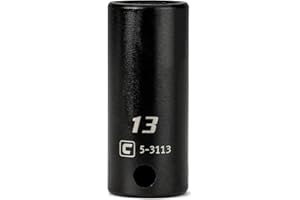 Capri Tools 3/8 in. Drive 13 mm Semi-Deep Impact Socket