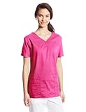 Cherokee Women's Workwear Scrubs Core Stretch V-Neck Top, Shocking Pink, X-Small