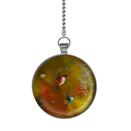 Gotham Decor Butterflies And Hummingbirds Ceiling Fan Light Pull