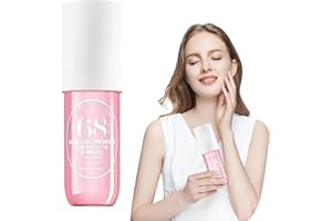 YVISO Brazilian Crush Body Fragrance, Fruity Body Spray Body Splash for Women, Hair & Body Fragrance Mist, Long Duration Fragrance Spray Scent Moisturize Skin 100ml (Pink)
