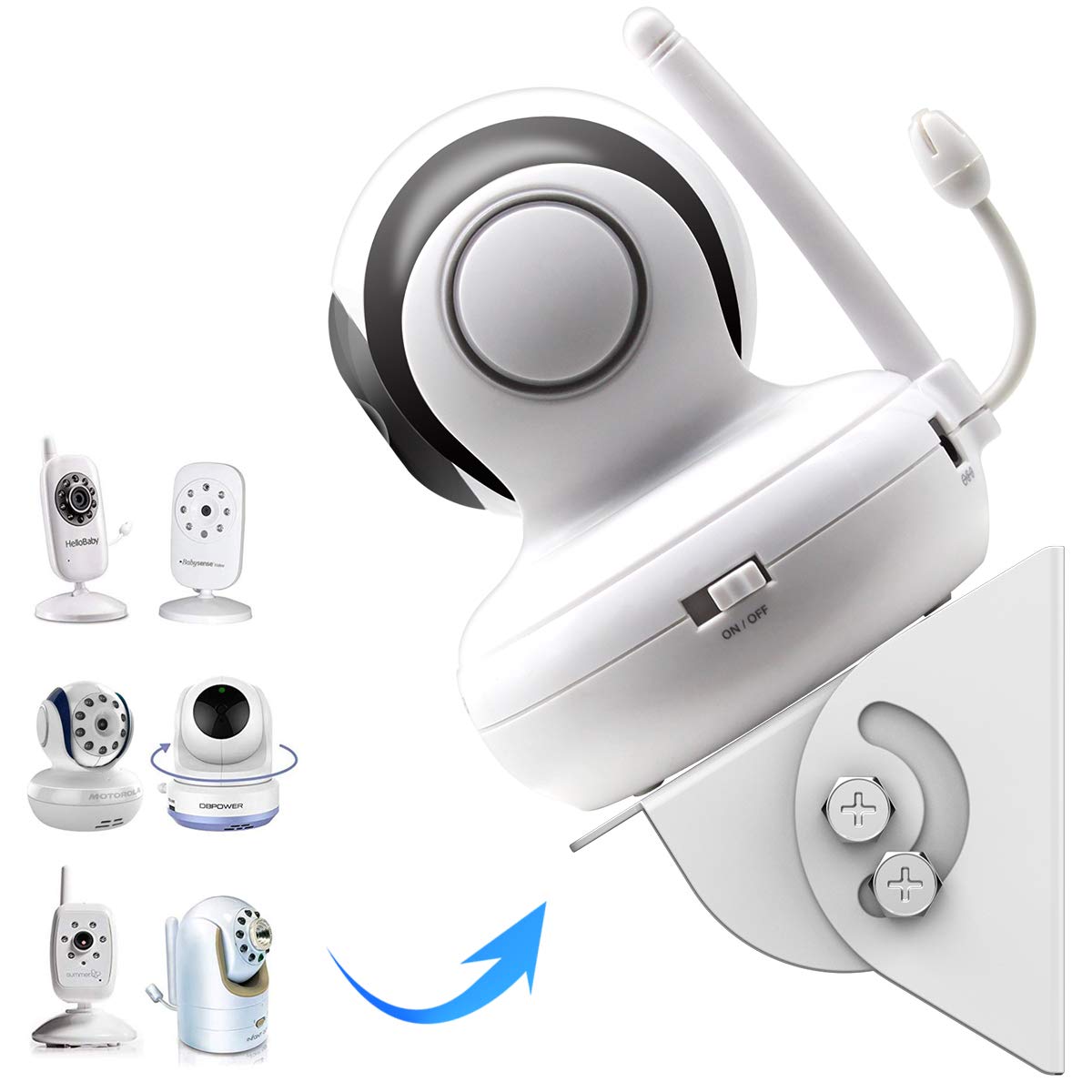 mounting motorola baby monitor