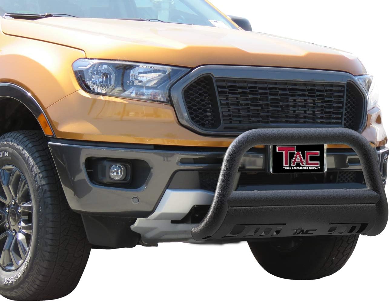 Amazon Com Tac Bull Bar Fits 2019 2020 Ford Ranger Truck Pickup 3 Texture Black Front Bumper Grille Guard Brush Guard Off Road Accessories Automotive