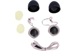 XTevu Car Tweeter Speakers, Universal Pair High Efficiency Audio Loudspeakers, Clear Sound Mini Tweeters for Door Dash Panel,