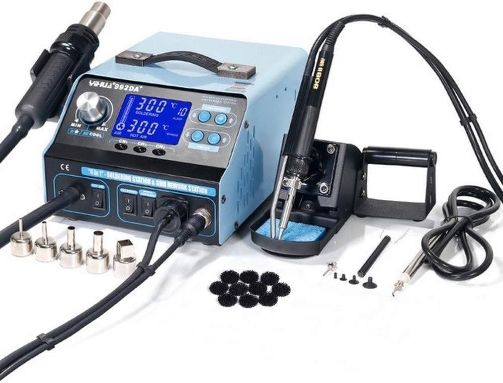 Stazione Dissaldante Ad Aria Calda YIHUA 858D 700W - Regolazione Temperatura E Flusso D'aria - Foto 2