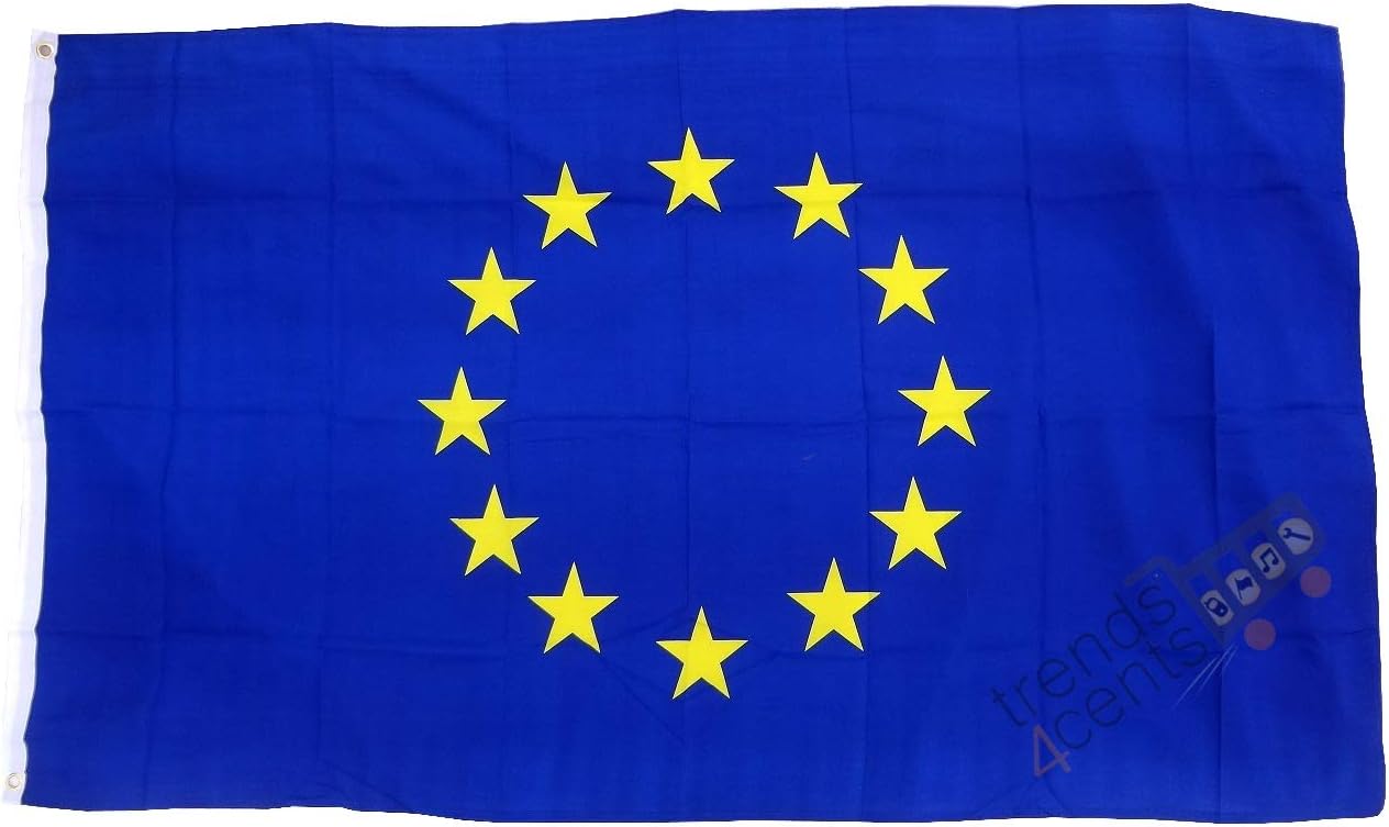 Bandera oficial de la Unión Europea 150x90cm: Amazon.es: Hogar