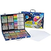 Crayola Inspiration Art Case Coloring Set - Space (140ct), Art Kit For Kids, Toys for Girls & Boys, Art Set, School Supplies,