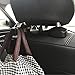 Petsvv Universal Car Vehicle Back Seat Headrest Hanger Holder Hook for Bag Purse Cloth Grocery, Pack of 4