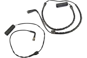 Bapmic 34351163065 Front + 34351163066 Rear Brake Pad Wear Sensor Kit for BMW 5 Series E39 528i 540i 530i 525i M5 2Pcs