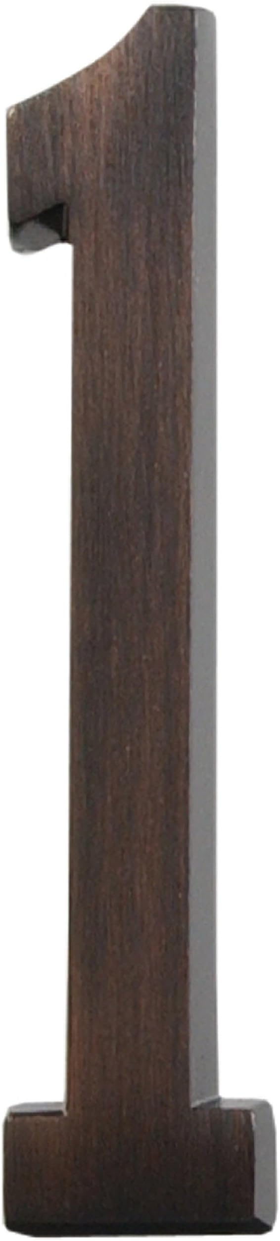 Distinctions 843255 House Adhesive Plaque Number 1, 4", Aged Bronze