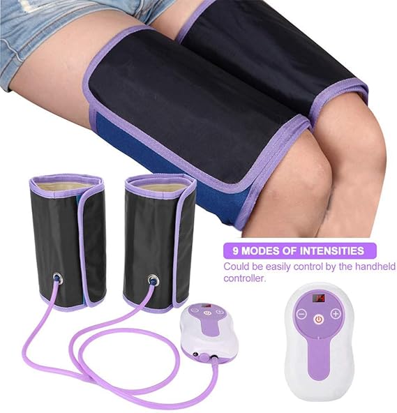 FAMLYJK Electric Leg Air Compression Massager Foot Massager Leg Wrap Calf Foot Circulation with