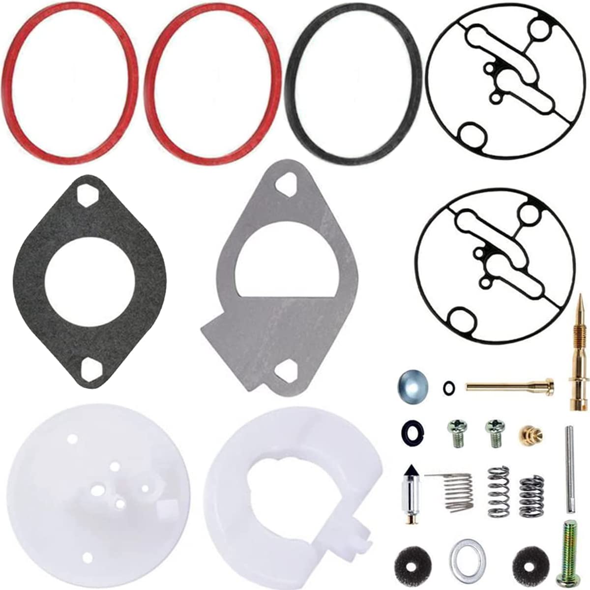 ZAMDOE 796184 Carburetor Overhaul Rebuild Kit for Briggs & Stratton 698787 699900 699521 698777 699813 692138 698781 for Craftsman 11HP to 19HP 210807 212702 212802 212907 Engines Carburetor