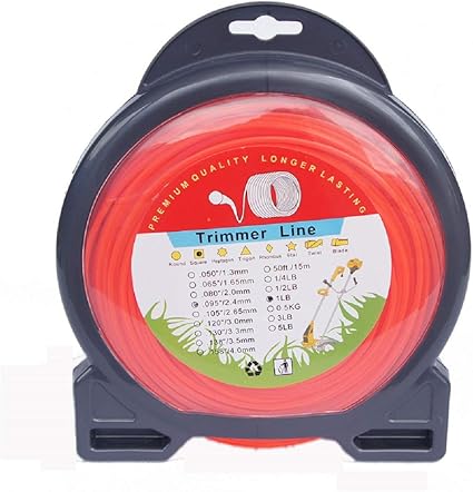 Amazon Com Bluecatele 095 Grass Trimmer Line String Trimmer Line 1 Pound Square Garden Outdoor