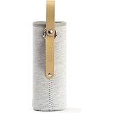 LARQ Bottle Limited Edition Travel Sleeve with Easy-Carry Leather Strap - 25 oz/32 oz, Heather Grey