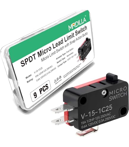 TUNOTYUE Mikro-Endschalter V-156-1C25 – 6 Stück, Produktbild-Vorschau 4