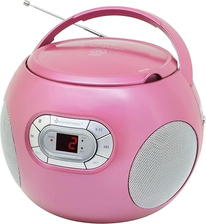 Soundmaster SCD2120PI CD-Boombox mit UKW Radio und Hörbuchfunktion