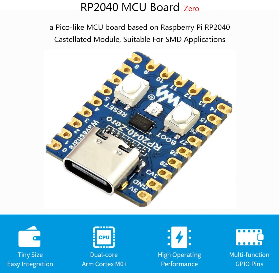 Mua RP2040-Zero Mini Board, Pico-Like MCU Board Based on Raspberry Pi ...