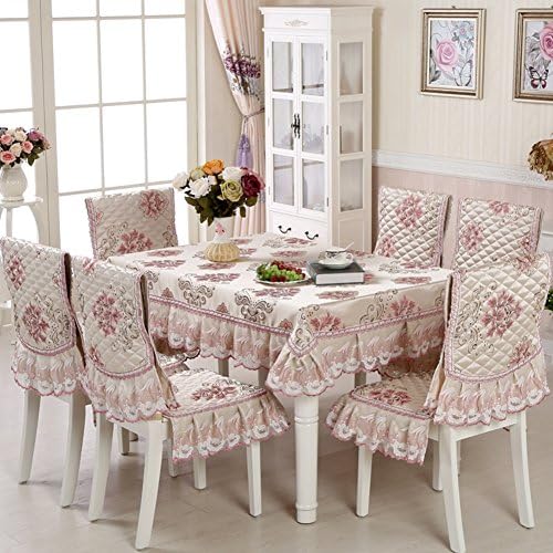Chinese table-cloth chair covers set rectangle dining chair cushion set/[Rectangular dining chair cushion suit]/Chair cover-B 150x150cm(59x59inch)