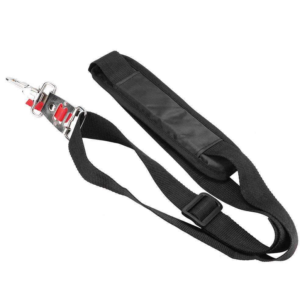 Fdit Nylon Single Strimmer Harness, Quick Release Shoulder Strap for Brush Cutter and Trimmer Adjustable Universal Weight Distribution Strap for Gardening Tools
