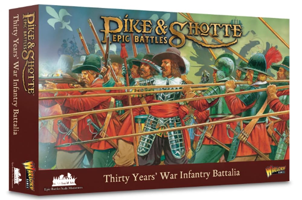 Warlord Games Thirty Years War Infantry Battalia - Plastic Miniatures for Pike & Shotte Epic Battles Highly Detailed Miniatures for Table-top Wargaming