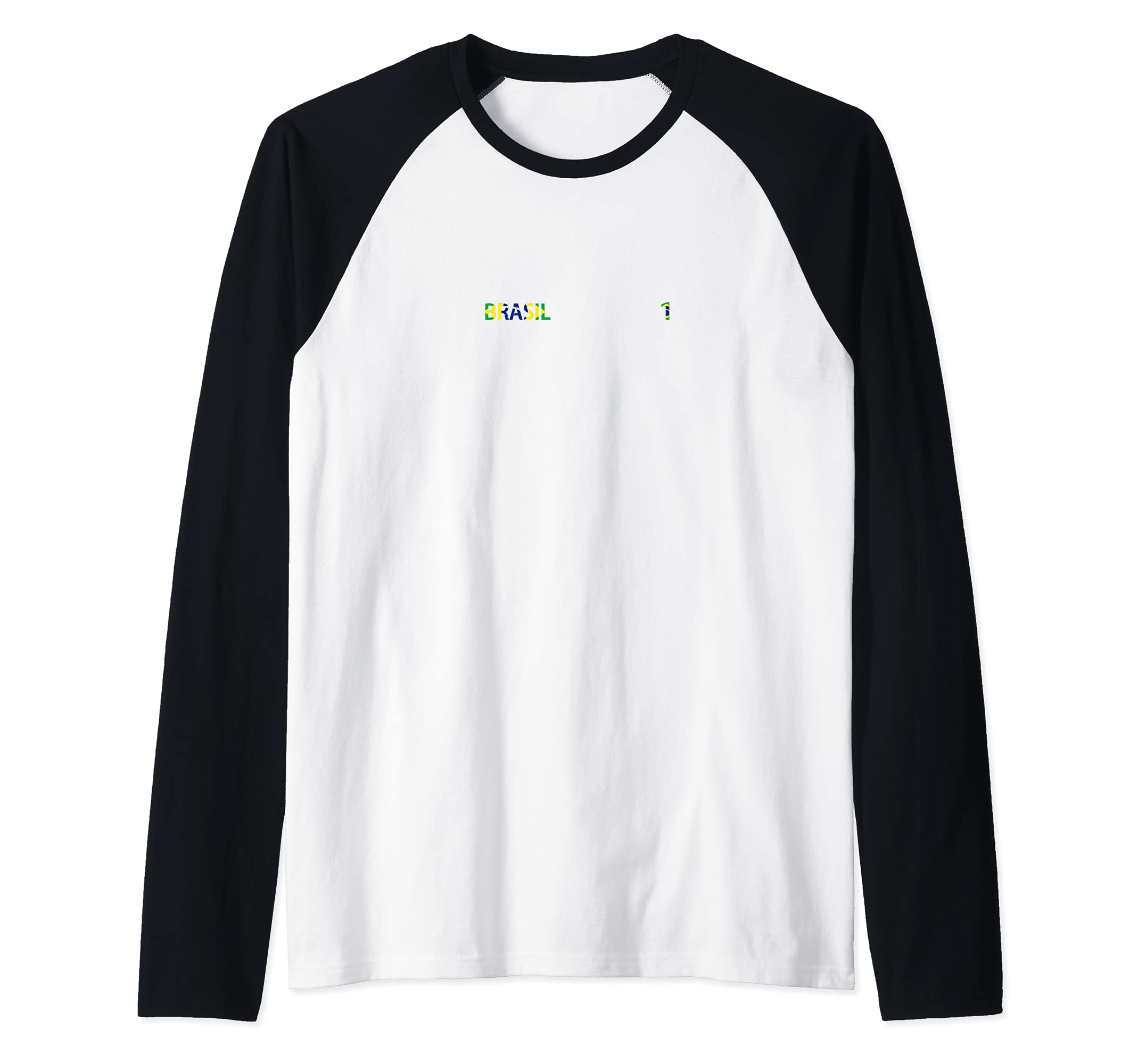 Flag Brasil Raglan Baseball Tee