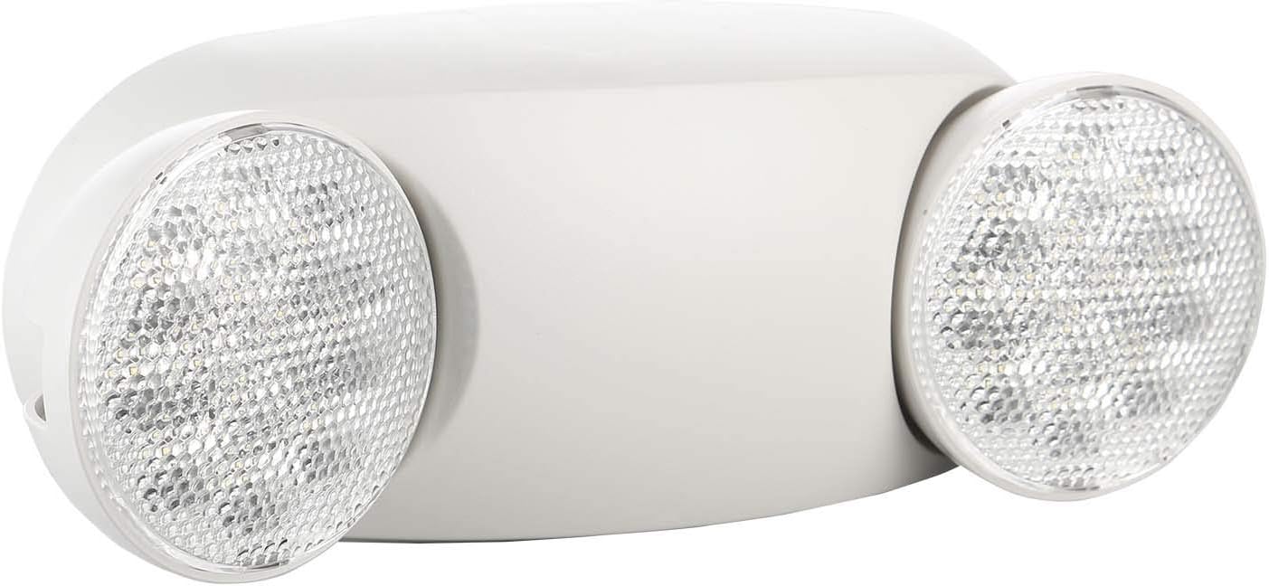 EXITLUX 1 Pack LED Emergency Exit Lighting Fixtures with Battery Backup- UL 924 Certified and CEC Qualified Emergency Lights,120V-277V ,Adjustable Lights Direction & 90-Minute Minimum Capacity