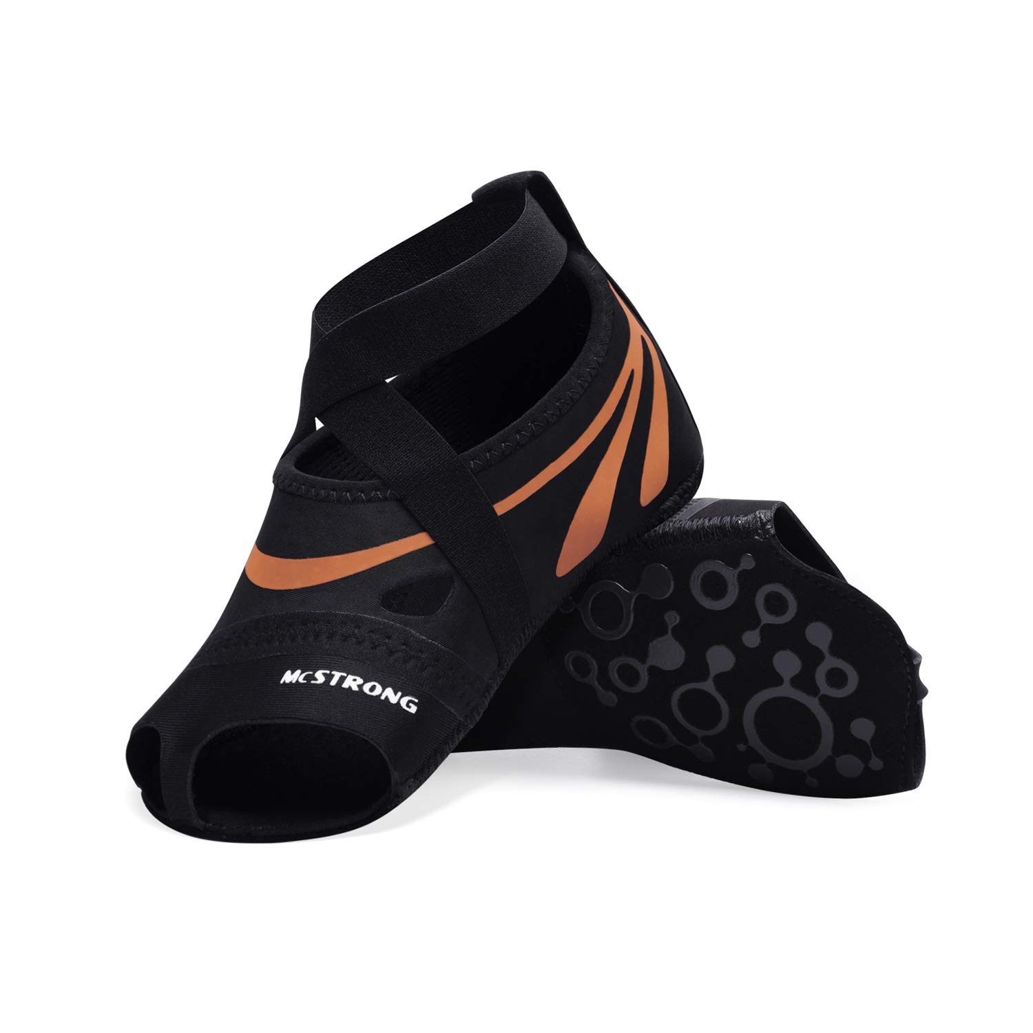 Buy Alerdy Grip Pilates Barre Shoes NonSlip Low Rise Half Toe for Yoga