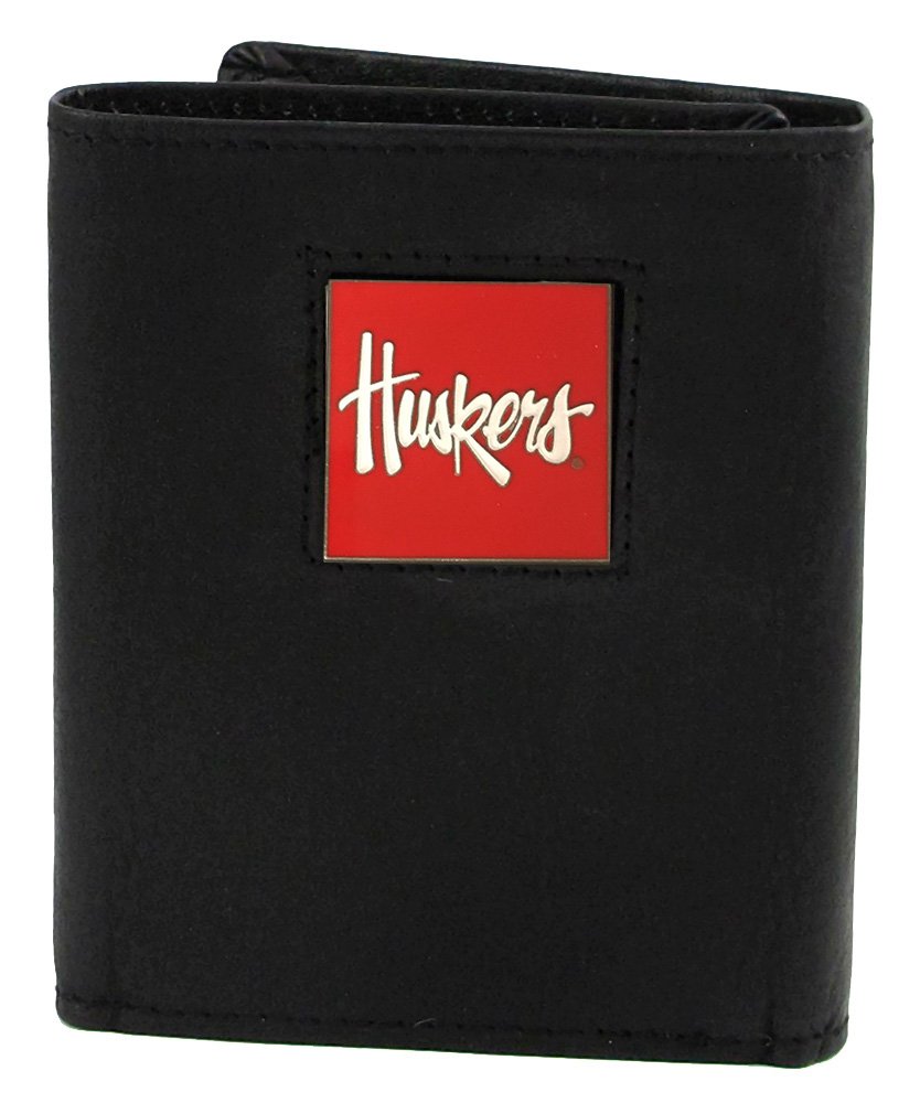 Siskiyou Sports NCAA Nebraska Cornhuskers Leather Tri-Fold Wallet