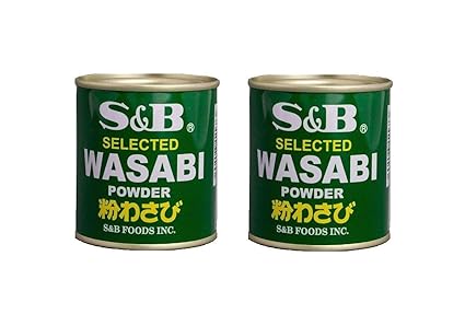Pamai Pai® Doppelpack: 2 x 30g Wasabi Pulver Wasabipaste Sushi grüner Meerrettich scharf
