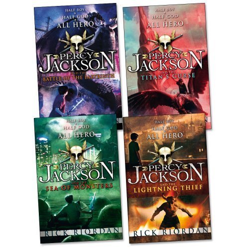 Percy Jackson Pack, 4 books, RRP £27.96 (Percy Jackson and the Battle of the Labyrinth, Percy Jackson and the LightningThief, Percy Jackson and the Sea of Monsters, Percy Jackson and theTitan's Curse).