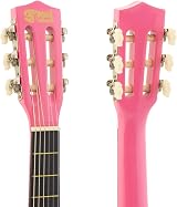 Mad About MA-CG03 3/4 Classical Guitar Pink Nylon String Carry Bag Strap view 2