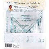 The Complete Fussy Cut Ruler Set by Quilt in a Day 6pc