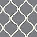 Maples Rugs Rebecca Contemporary Area Rugs Set for Living Room & Bedroom [Made in USA], 3pc, Grey/White