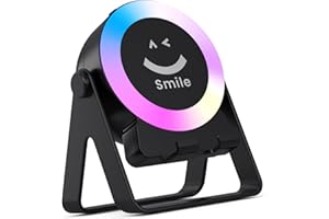 360 Degree Rotatable Phone Charging Dock Music Activation Stand ABS Construction Contemporary Design Rotating Phone