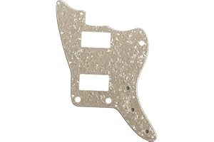 For US Jazzmaster PAF No rhythm control Style Guitar Pickguard Scratch Plate (4 Ply Ivory White Pearl)
