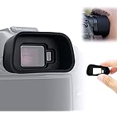 JJC Eyecup Eyepiece Viewfinder for Canon EOS R7 Camera with Soft Silicone Extended Design
