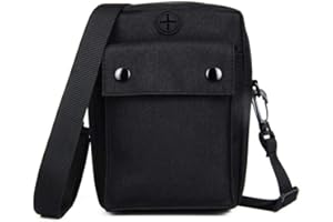 HOVOYNN Portable CD Player Bag, Waterproof Portable CD Player Drive Canvas Case Handbag Shoulder Bag with Strap Compatible for HOTT/Gueray/NAVISKAUTO/Jinhoo/Jensen/Monodeal More Most CD Players