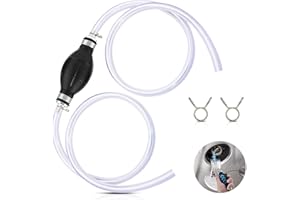 6.6 FT Siphon Hose for Gasoline, Universal Hand Fuel Transfer Pump, Petrol Extraction Pumps, 10mm