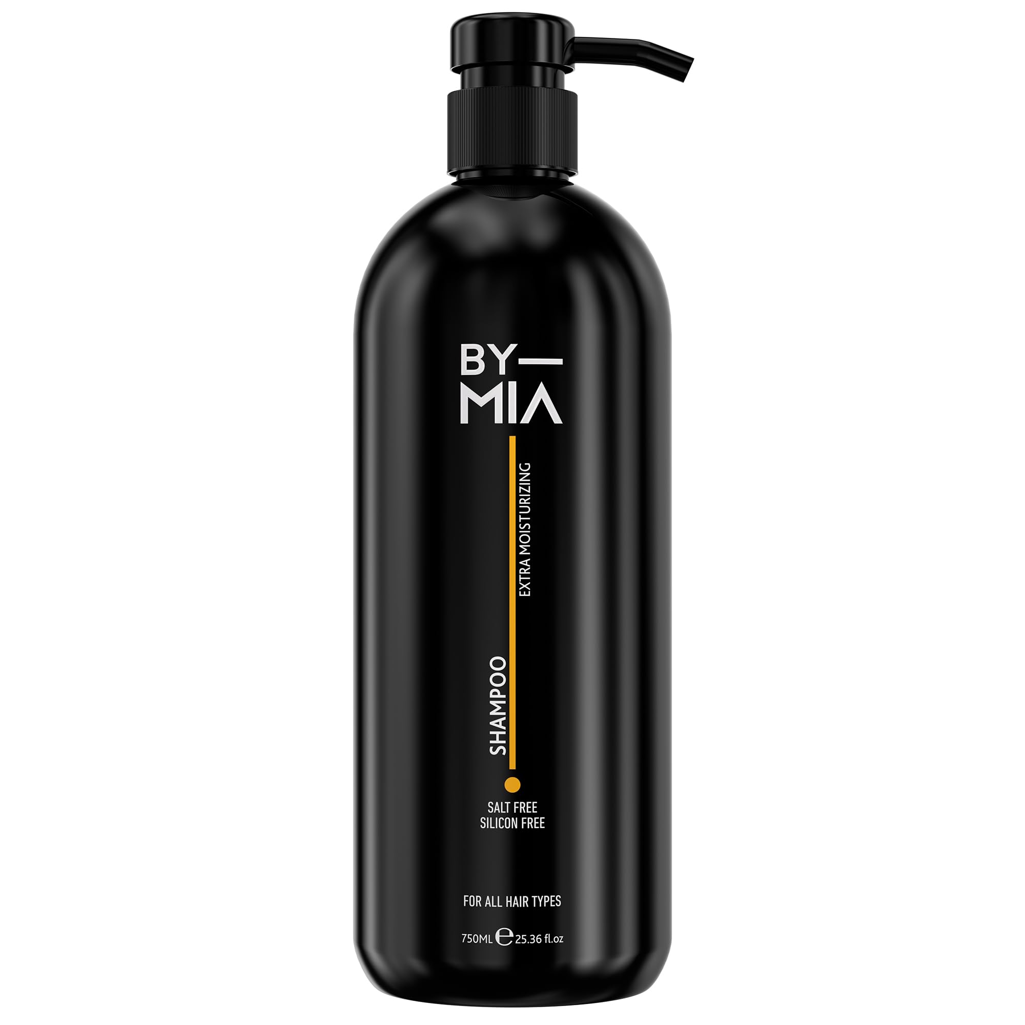 BY MIA Hair Care Shampoo 750ml | Salt Free | Silicon Free | Extra Moisturizing Formula | Fresh Invigorating Scent | Promotes Healthy Hair