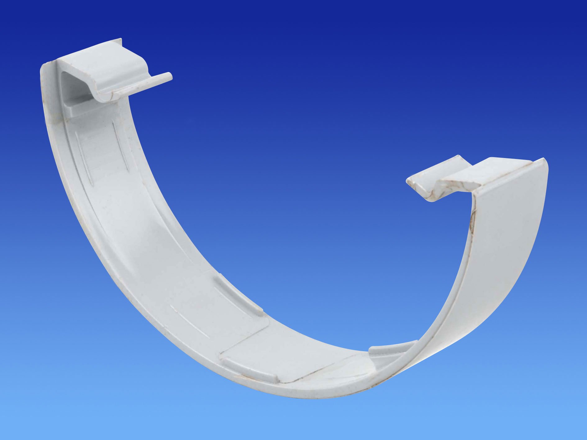 Pack of 4 x 0T116G (Grey) Wavin OSMA Spare/Replacement Clips for 112mm Round Style guttering