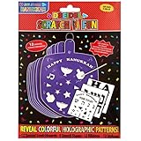 Aviv Judaica Dreidel Scratch N' Fun! - Real Holographic Patterns!