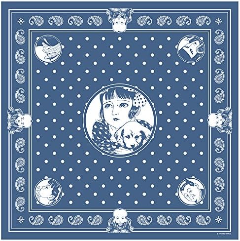 Amazon スパンアートギャラリー Span Art Gallery 丸尾末広 バンダナ 少女椿 ブルー バンダナ 通販