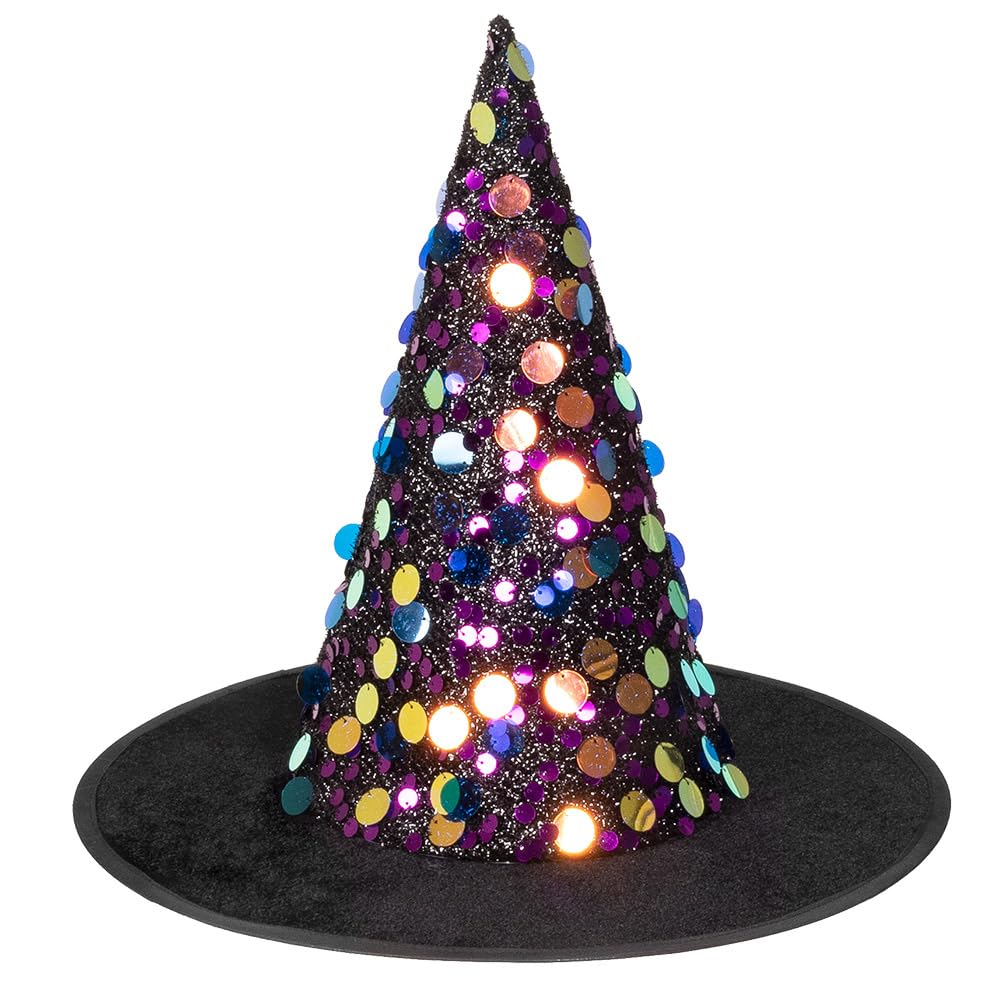 Boland 00909 - Sequina Witch Hat with Shiny Sequins, Witch, Magician, Wizard, Costume, Carnival, Theme Party