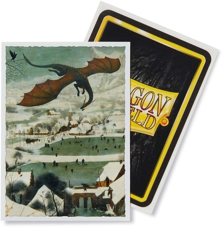Dragon Shield Card Bags - Mixed Color 0, Mist, Art: Hunters in the Snow - Image 5