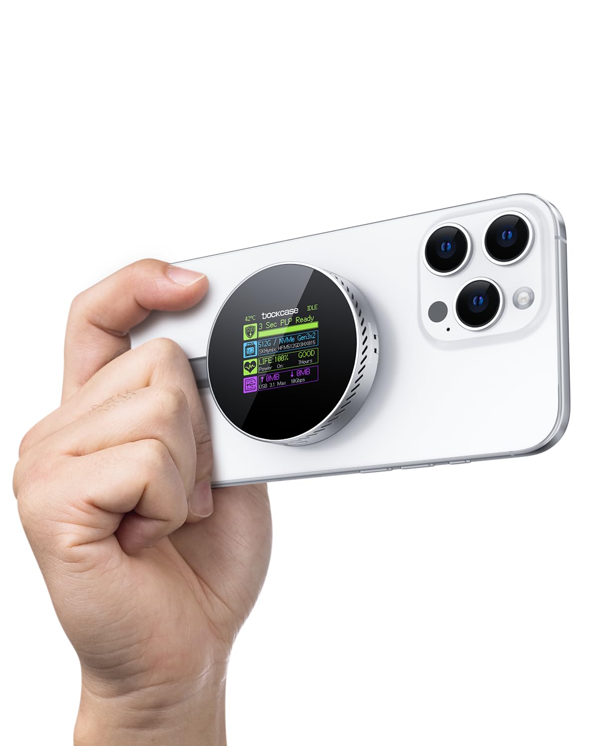 DOCKCASE Magnetic Visual M.2 2242 NVMe SSD