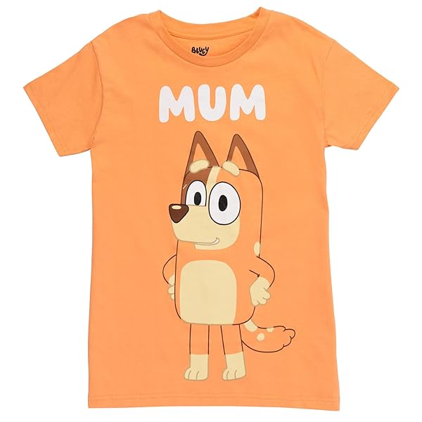 BLUEY MUM ADULT WOMENS GRAPHIC T-SHIRT CHILLI XX-LARGE